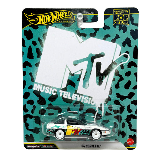 Hot Wheels Premium MTV 1984 Chevy Corvette 1:64 Diecast