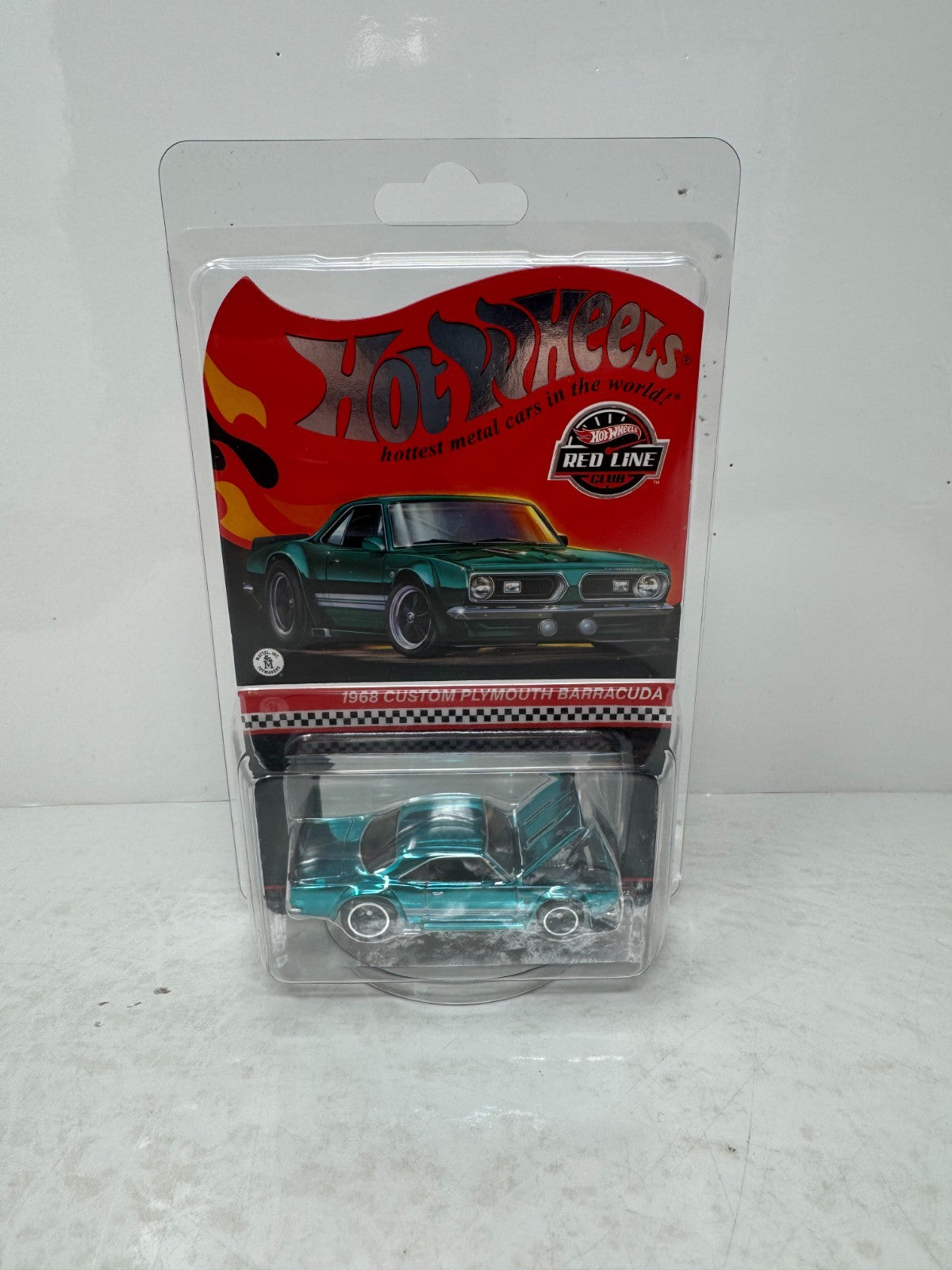 Hot Wheels RLC Red Line Club 1968 Custom Plymouth Barracuda 1:64 Diecast