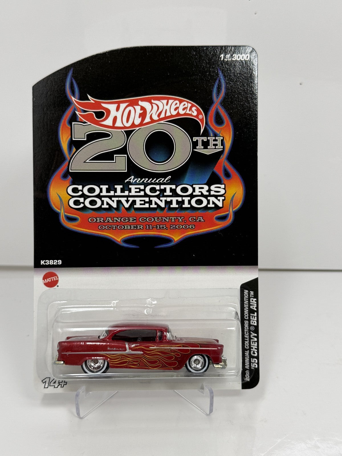 Hot Wheels 2006 20th Collectors Convention 1955 Chevy Bel Air 1:64 Diecast
