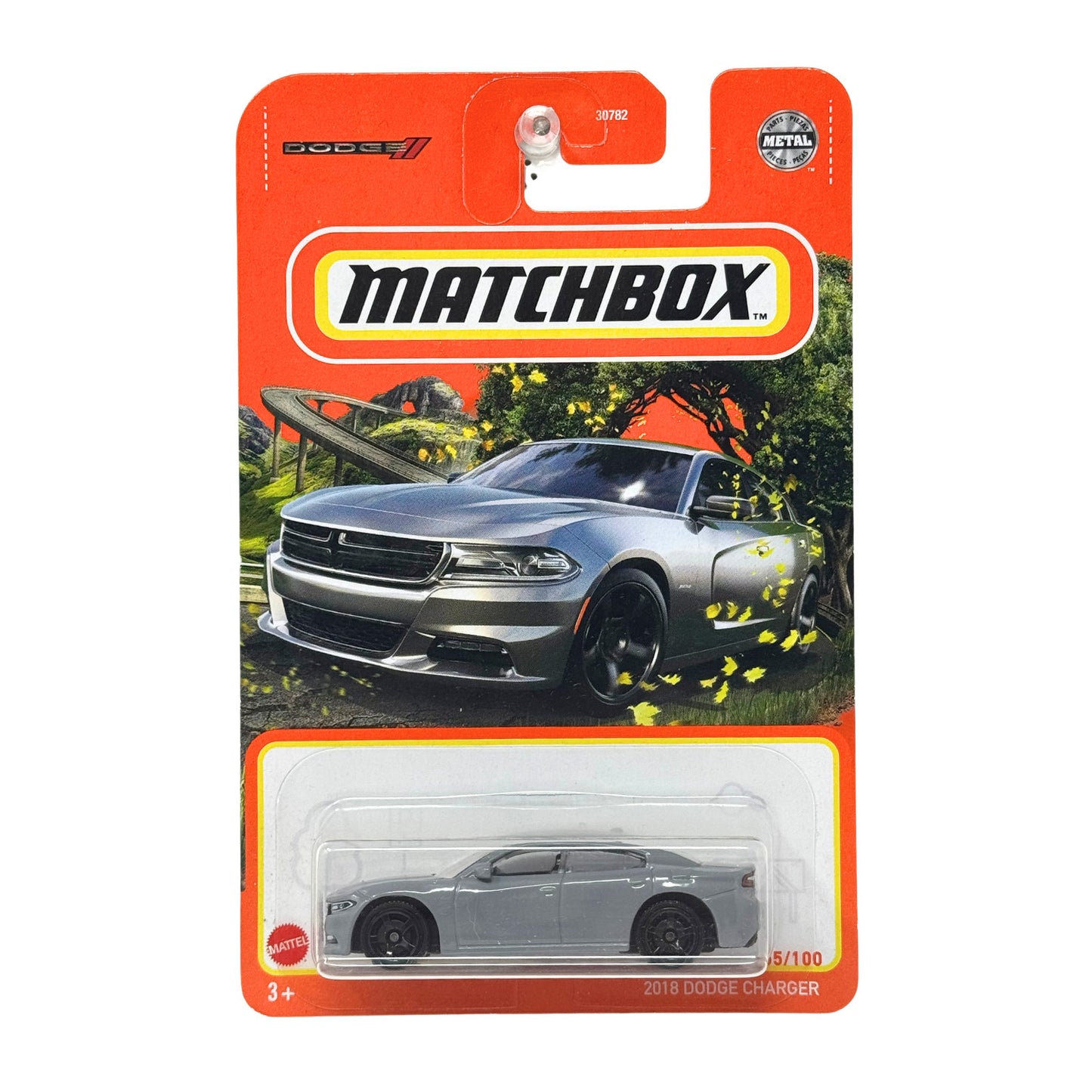 Matchbox 2018 Dodge Charger 1:64 Diecast Gray