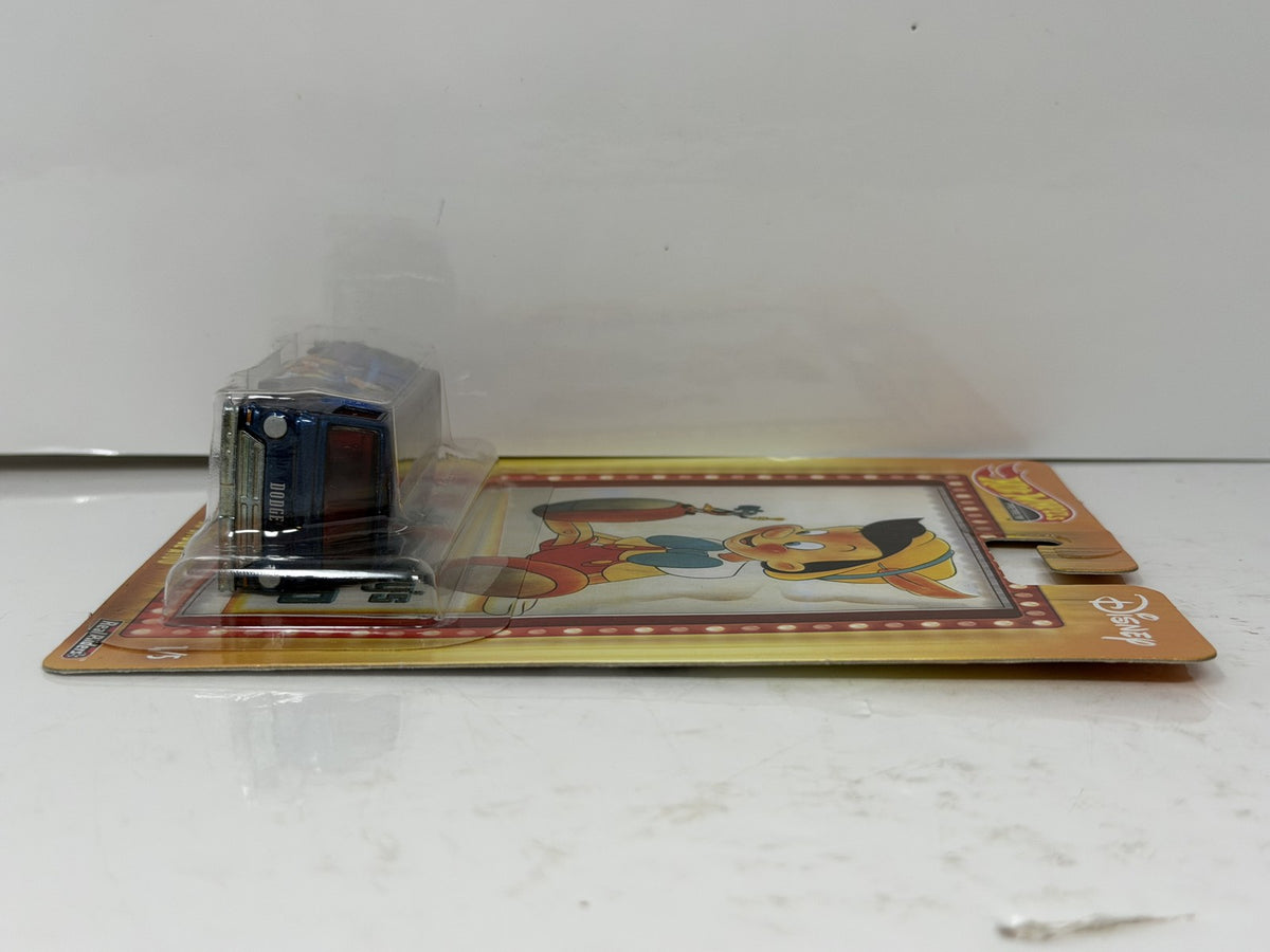 Hot Wheels Premium Disney Pinocchio 1966 Dodge A100 1:64 Diecast Real Riders