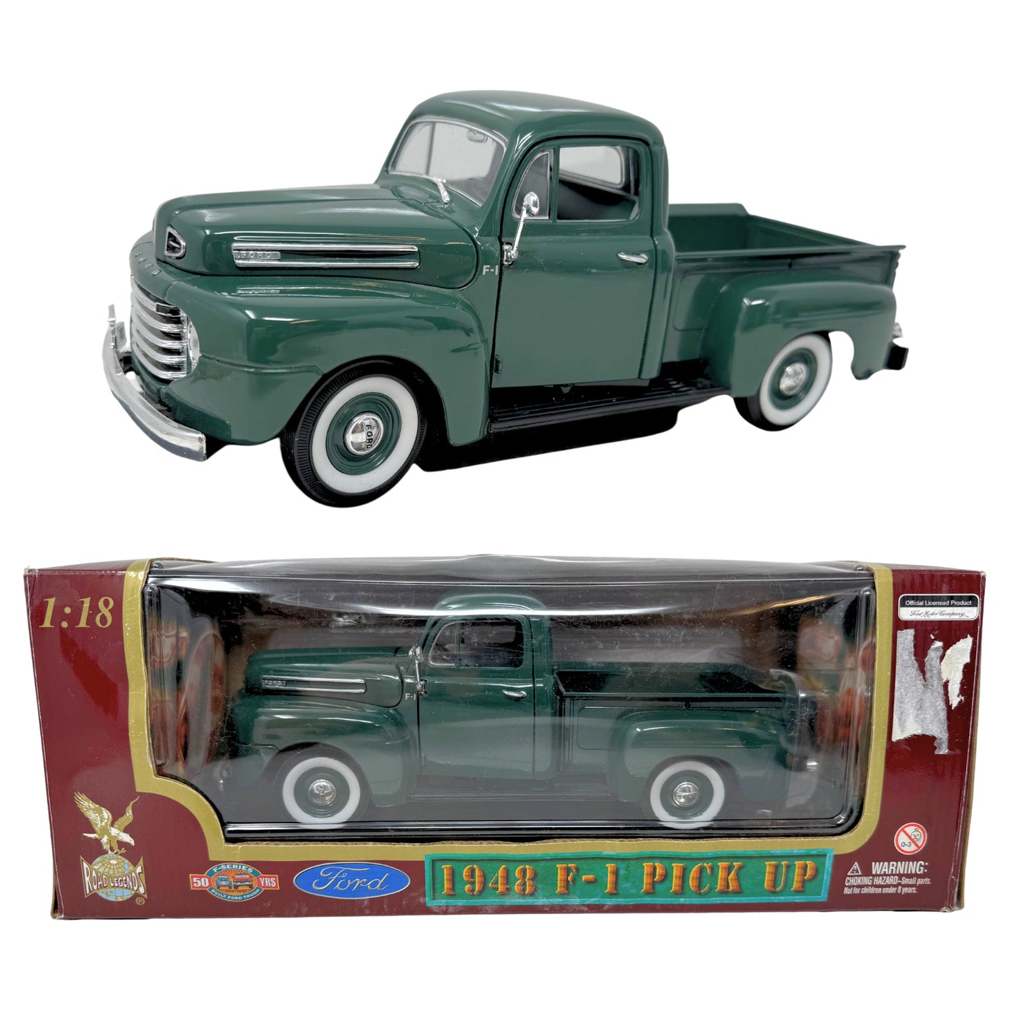 Yat Ming Road Legends 1948 Ford F-1 Pickup 1:18 Diecast