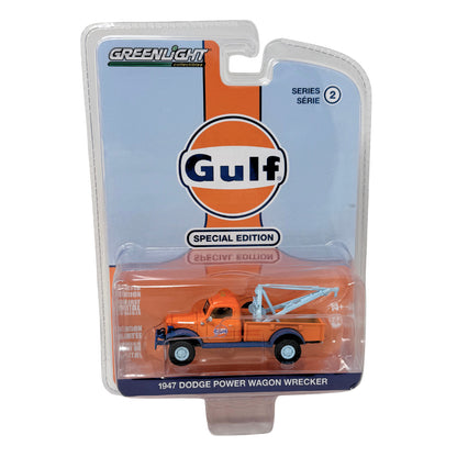 Greenlight Gulf 1947 Dodge Power Wagon Wrecker 1:64 Diecast