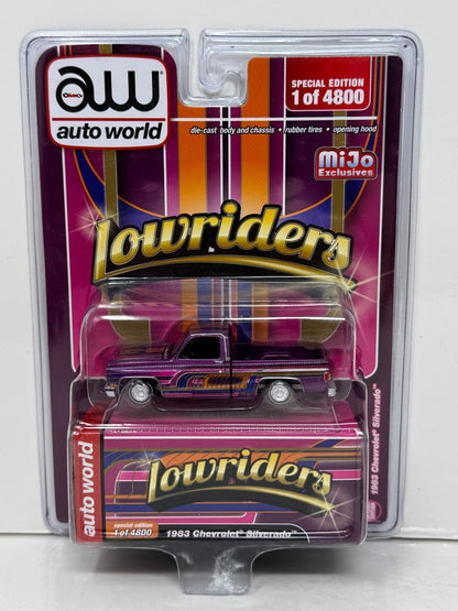 Auto World Lowriders 1983 Chevrolet Silverado 1:64 Diecast