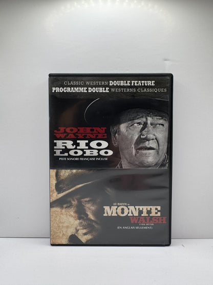 Classic Western Double Feature Rio Lobo / Monte Walsh (DVD) Movie Collection