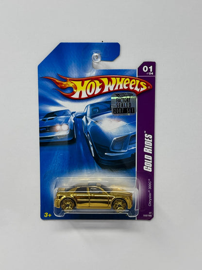 Hot Wheels Gold Rides Chrysler 300C 1:64 Diecast Factory Sealed