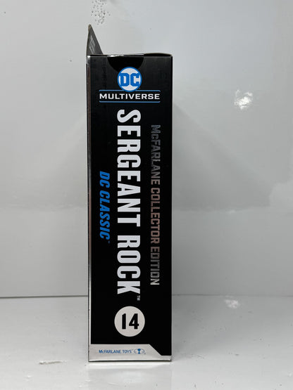 McFarlane DC Multiverse Sergeant Rock Platinum Edition Action Figure