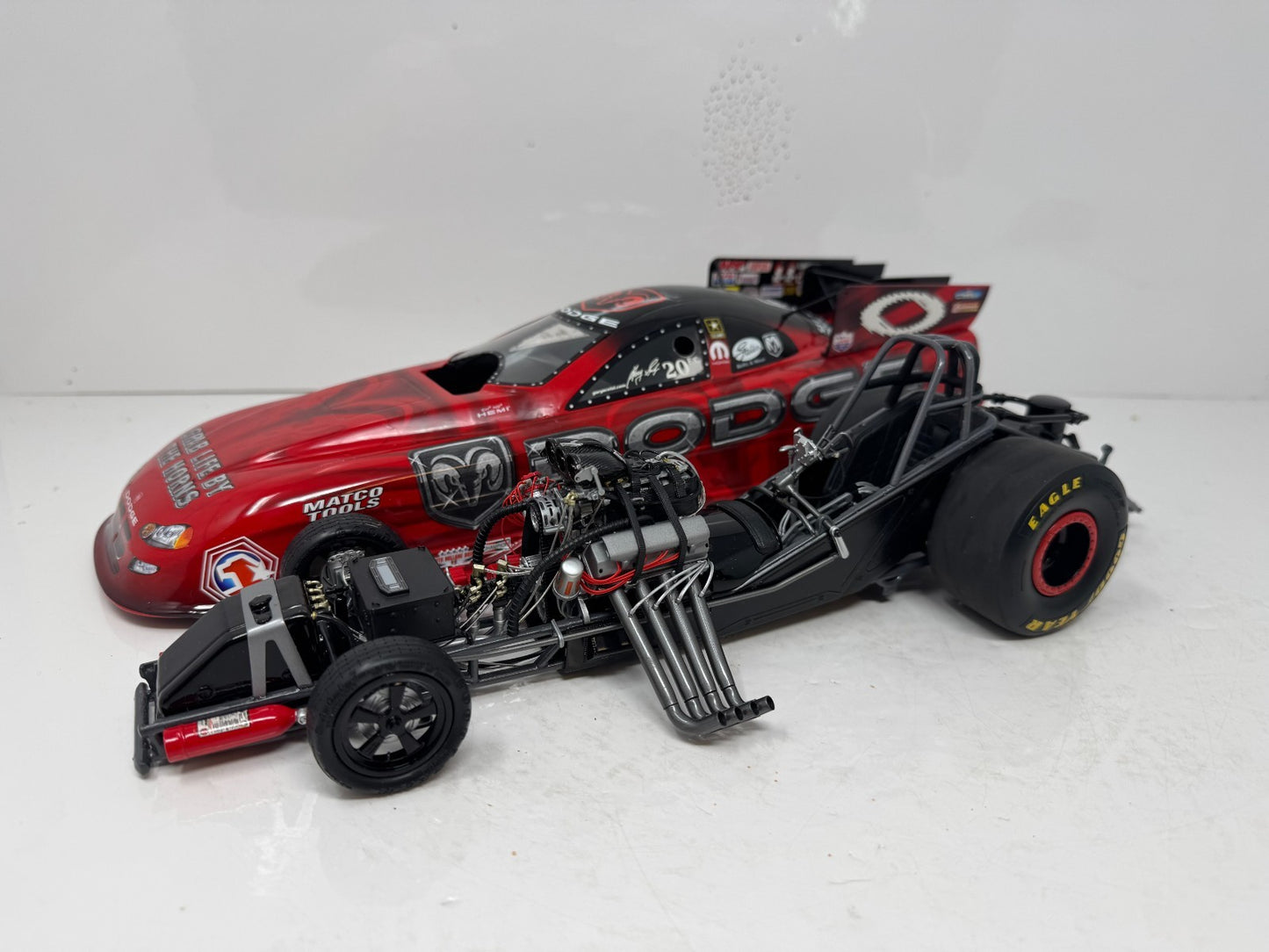 Milestone Gary Scelzi NHRA Dodge Dealer Dodge Funny Car 1:16 Scale