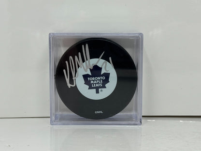 Kirk Muller Toronto Maple Leafs Signed NHL Autograph Puck Silver Auto