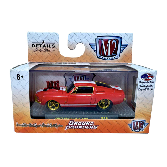 M2 Machines Ground Pounders 1967 Shelby GT-500 1:64 Diecast Custom
