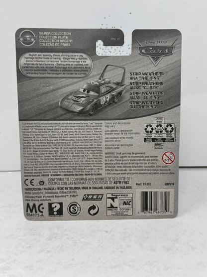 Disney Pixar Cars Strip Weathers The King #43 Dinoco Silver Edition 1:55 Diecast