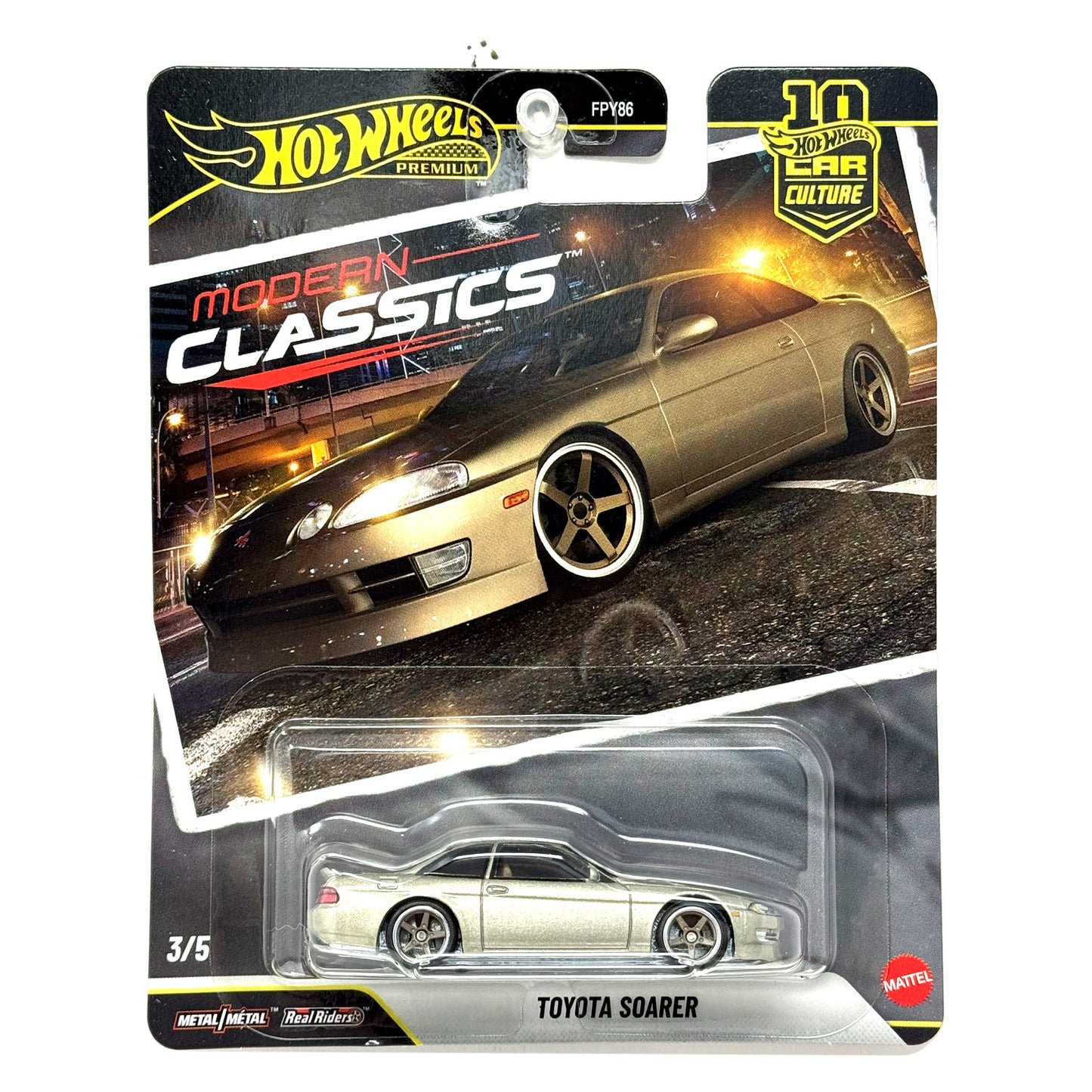 Hot Wheels Premium Modern Classics Toyota Soarer 1:64 Diecast Silver