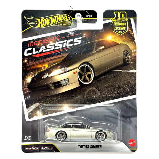 Hot Wheels Premium Modern Classics Toyota Soarer 1:64 Diecast Silver