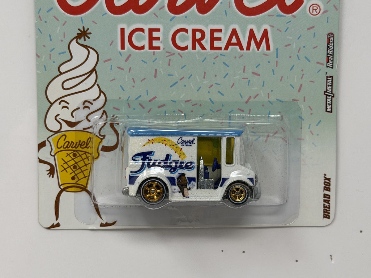 Hot Wheels Carvel Ice Cream Fudgie Bread Box 1:64 Diecast Real Riders