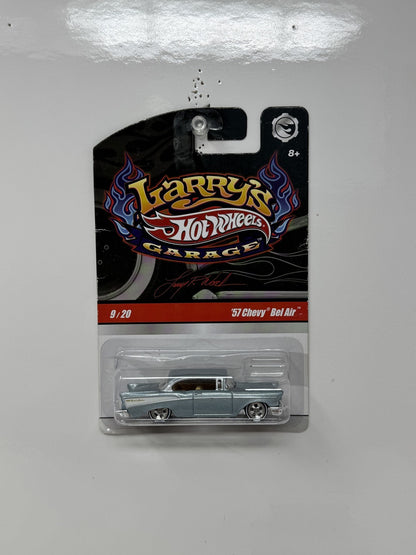 Hot Wheels Larry's Garage 1957 Chevrolet Bel Air 1:64 Diecast Real Riders