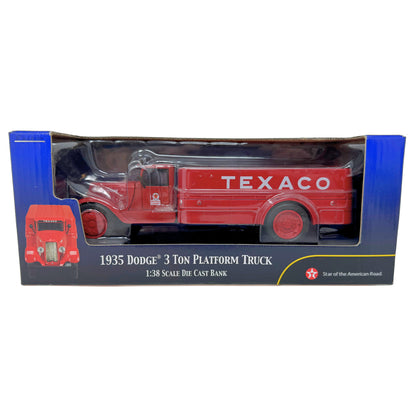 Ertl Texaco 1935 Dodge 3 Ton Platform Truck 1:38 Scale Diecast Bank