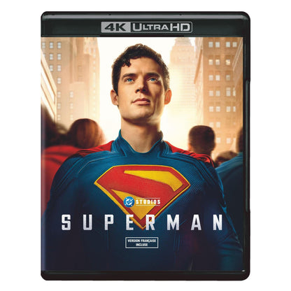 Superman (4K UHD Blu-ray) David Corenswet DC Superhero New and Sealed!!!