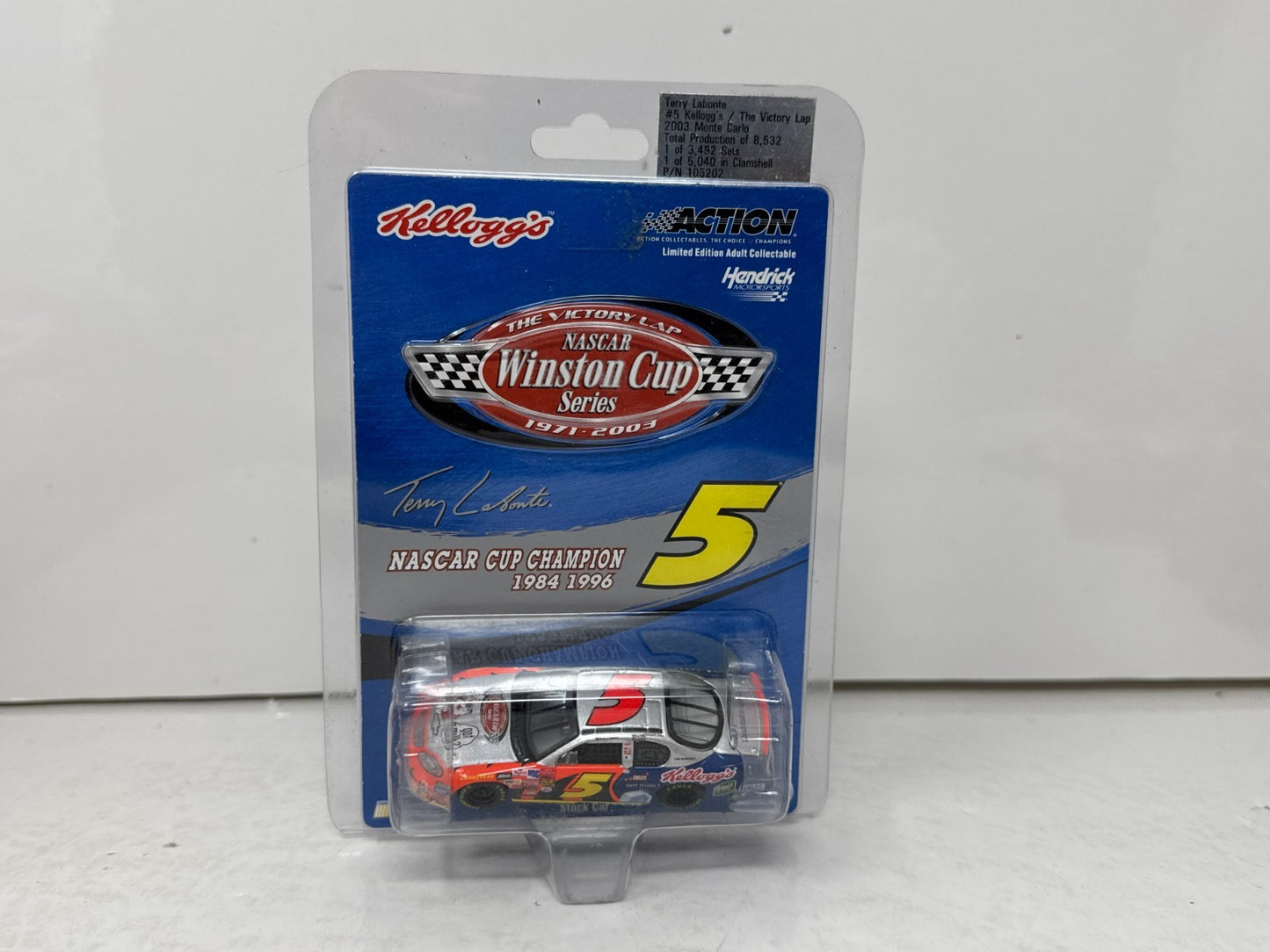 Action Nascar #5 Terry Labonte Kellogg's Victory Lap Monte Carlo 1:64 Diecast