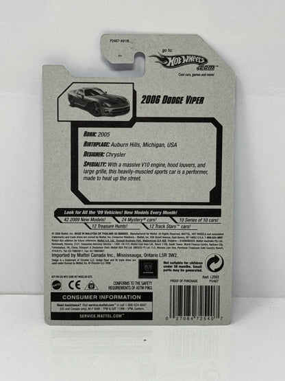 Hot Wheels Dream Garage 2006 Dodge Viper 1:64 Diecast Factory Sealed