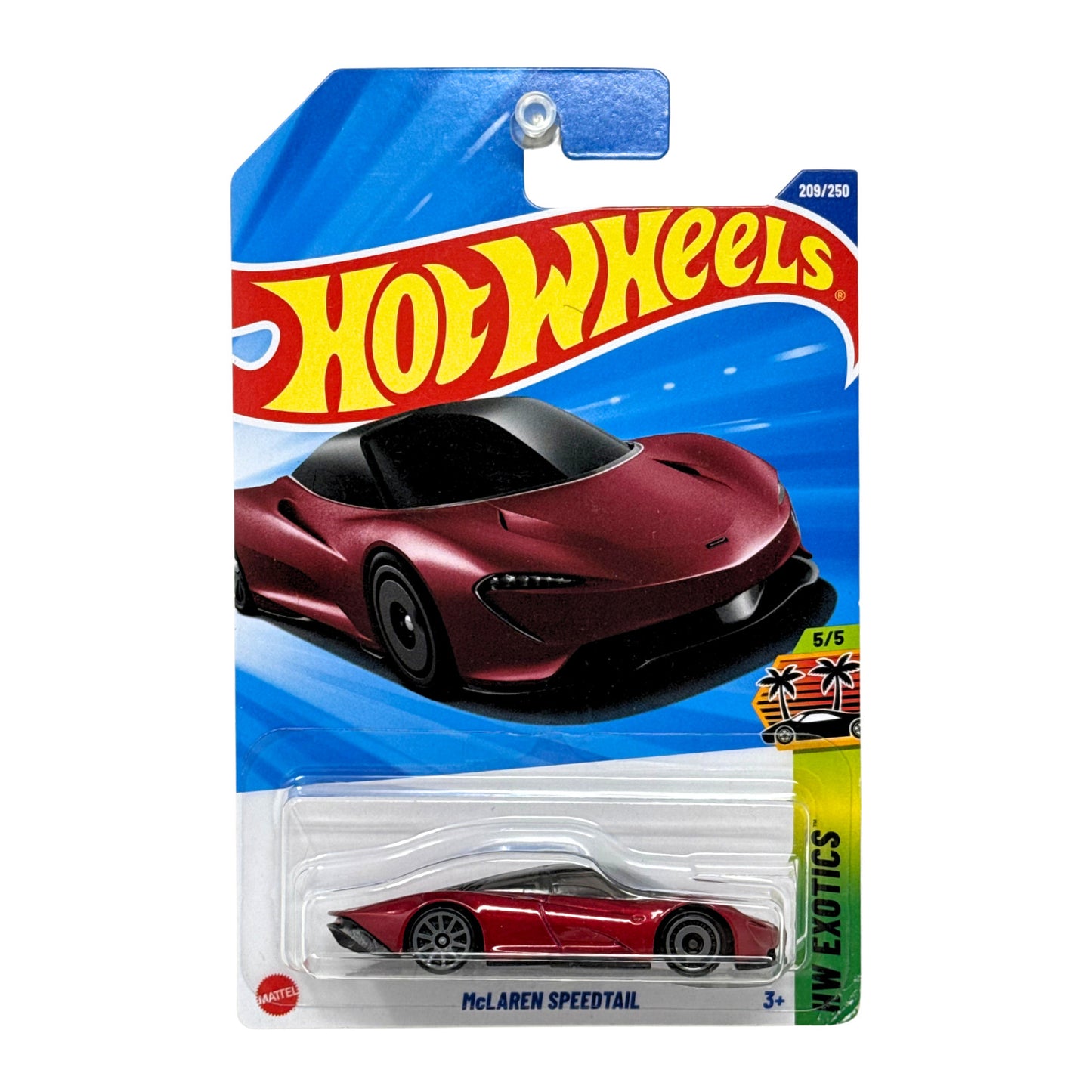 Hot Wheels Exotics McLaren Speedtail 1:64 Diecast Red