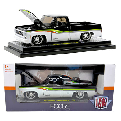 M2 Machines Foose Design 1973 Chevrolet Cheyenne Super 10 1:24 & 1:64 Diecast