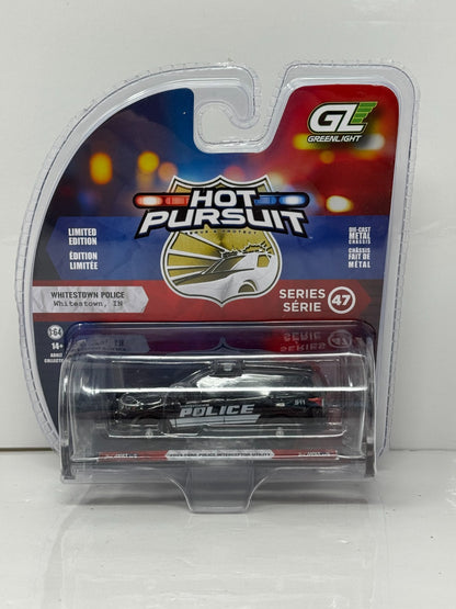 Greenlight Hot Pursuit 2023 Ford Police Interceptor Whitestown PD 1:64 Diecast