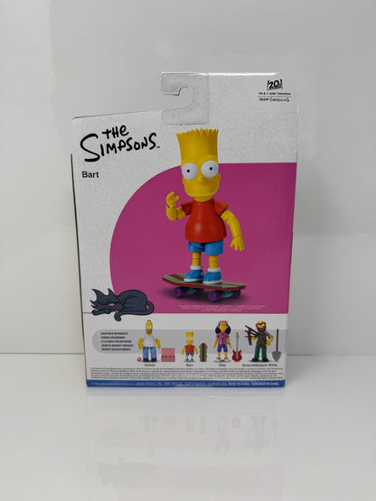 Jakks Pacific The Simpsons Bart with Skateboard Action Figure