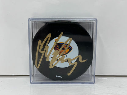 Kari Lehtonen Atlanta Thrashers Signed NHL Autograph Puck Gold Auto