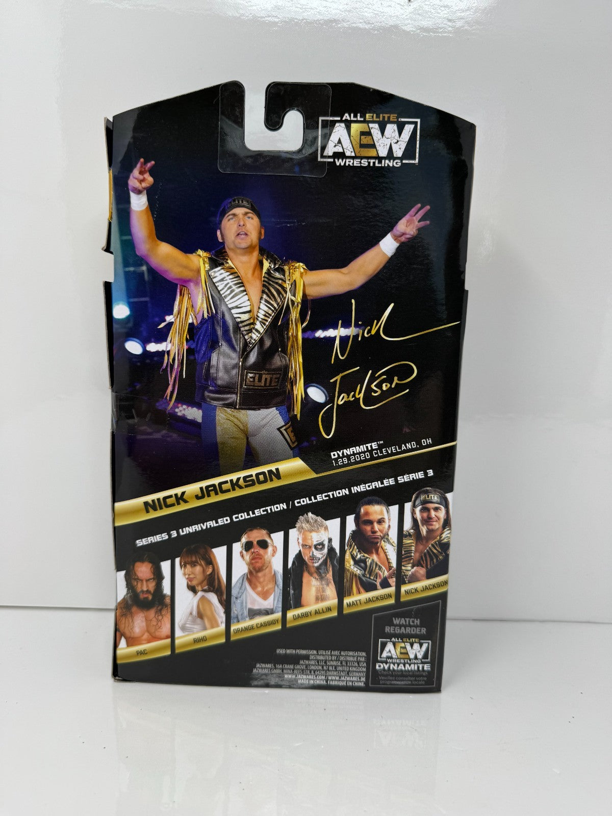 Jazwares AEW Unrivaled Series 3 Nick Jackson Action Figure