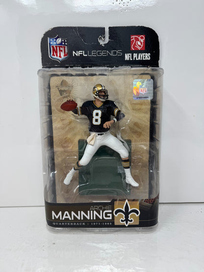 McFarlane NFL Legends Archie Manning New Orleans Saints Figure