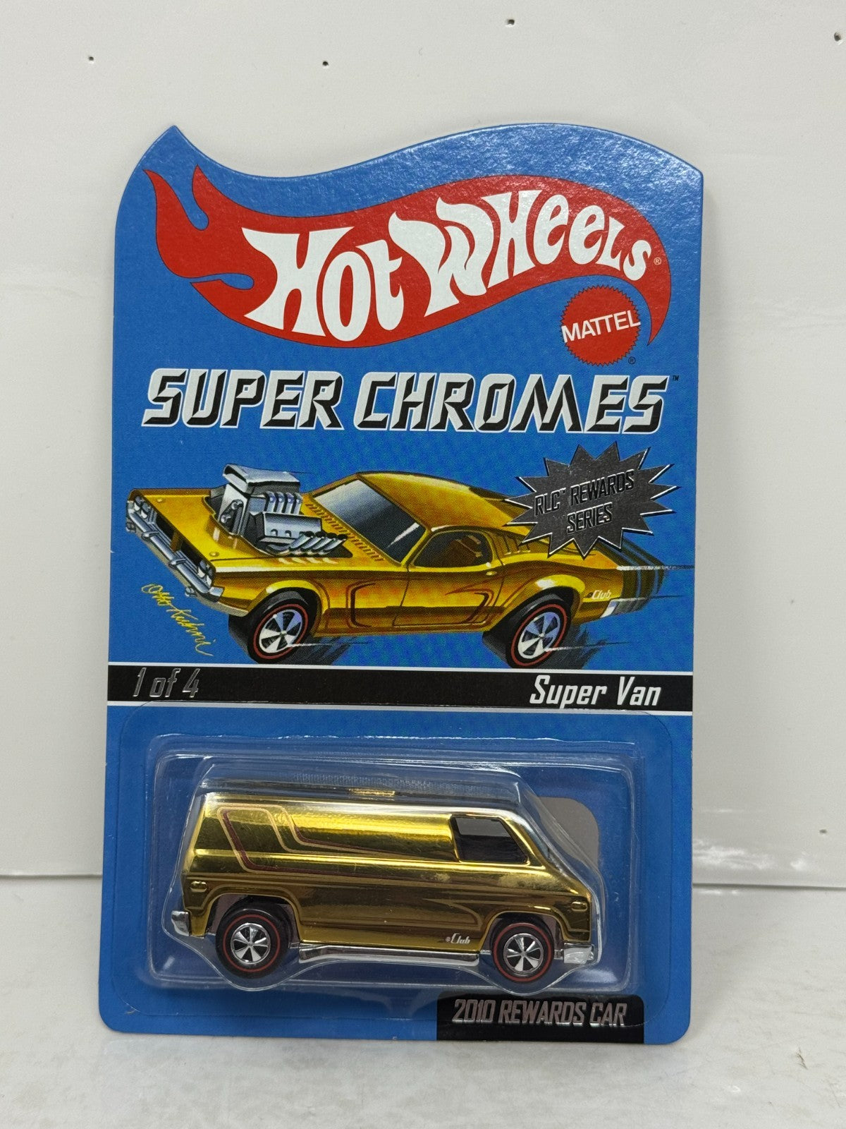 Hot Wheels RLC Red Line Club Super Chromes Super Van Rewards Series 1:64 Diecast