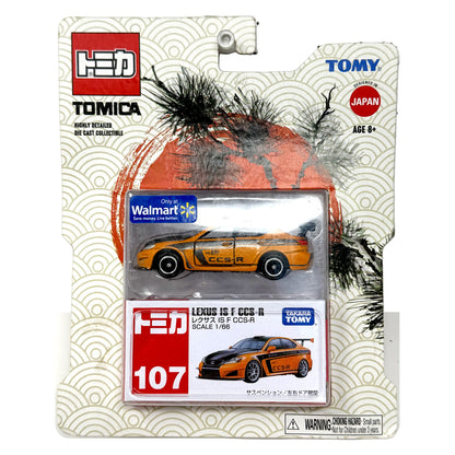 Tomy Tomica #107 Lexus IS F CCS-R Walmart Exclusive 1:66 Diecast