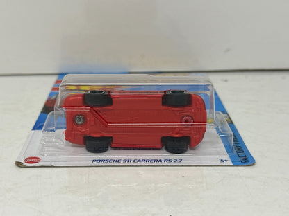 Hot Wheels Factory Fresh Porsche 911 Carrera RS 2.7 1:64 Diecast Red
