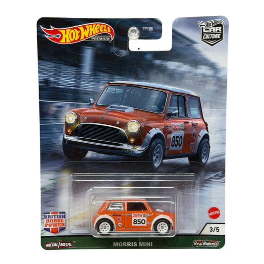 Hot Wheels Premium British Horse Power Morris Mini 1:64 Diecast