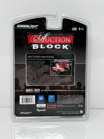 Greenlight Auction Block 1967 Ford Mustang Convertible 1:64 Diecast