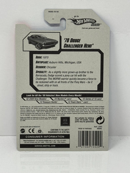 Hot Wheels Web Trading Cards 1970 Dodge Challenger HEMI 164 Diecast Factory Seal