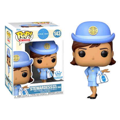 Funko Pop! Pan Am #143 Stewardess with White Bag Exclusive Vinyl Figure