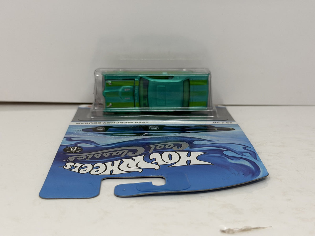 Hot Wheels Cool Classics 1968 Mercury Cougar Spectrafrost 1:64 Diecast Green
