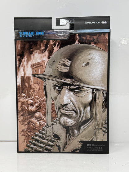 McFarlane DC Multiverse Sergeant Rock Platinum Edition Action Figure