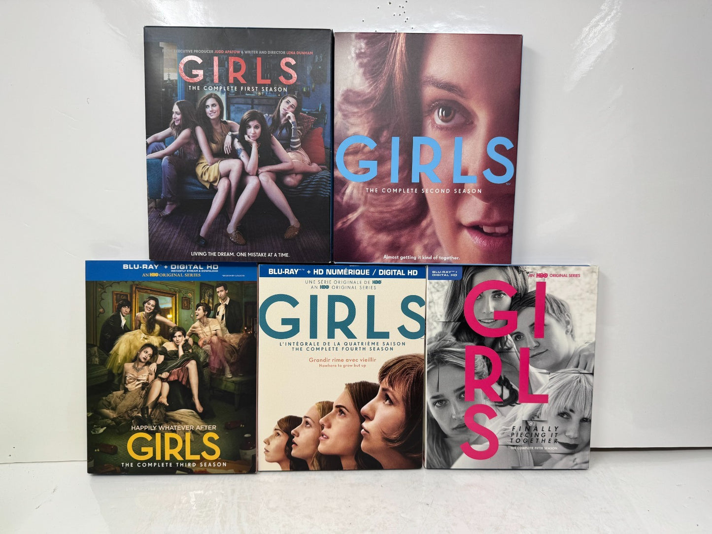 Girls Seasons 1-5 (Blu-ray) Lena Dunham Comedy Drama TV Series