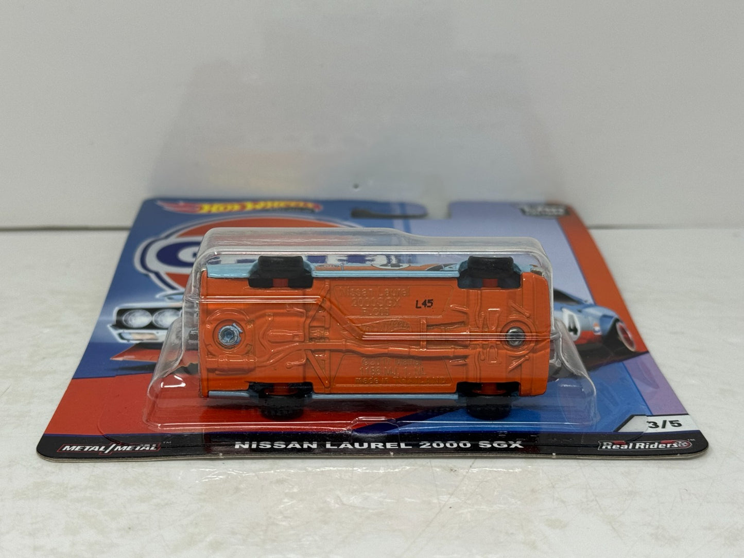 Hot Wheels Premium Gulf Nissan Laurel 2000 SGX 1:64 Diecast