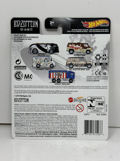 Hot Wheels Premium Led Zeppelin Haulin' Gas 1:64 Diecast Real Riders
