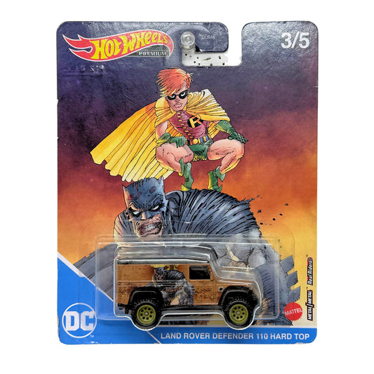 Hot Wheels Premium DC Batman Land Rover Defender 110 Hard Top 1:64 Diecast