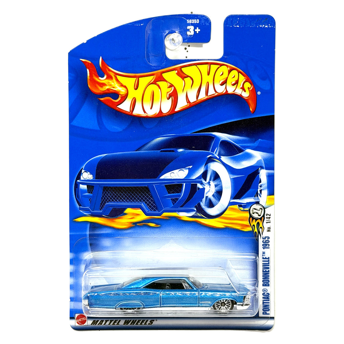 Hot Wheels 1965 Pontiac Bonneville 1:64 Diecast Blue