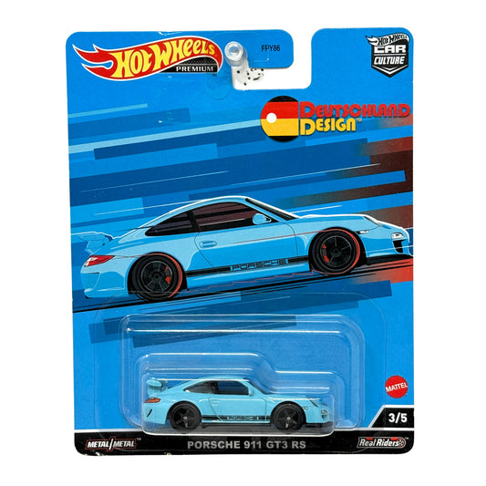 Hot Wheels Premium Deutschland Design Porsche 911 GT3 RS 1:64 Diecast