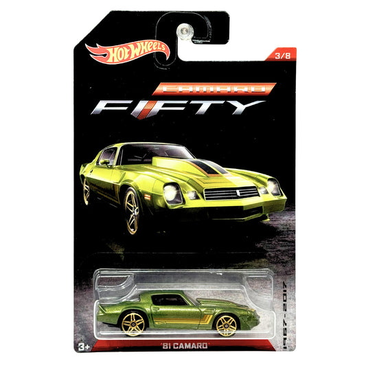 Hot Wheels Camaro Fifty 1981 Chevrolet Camaro 1:64 Diecast