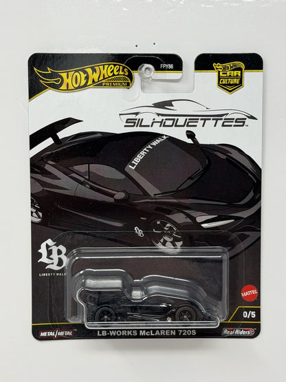 Hot Wheels Premium Silhouettes LB-Works McLaren 720S CHASE 0/5 1:64 Diecast
