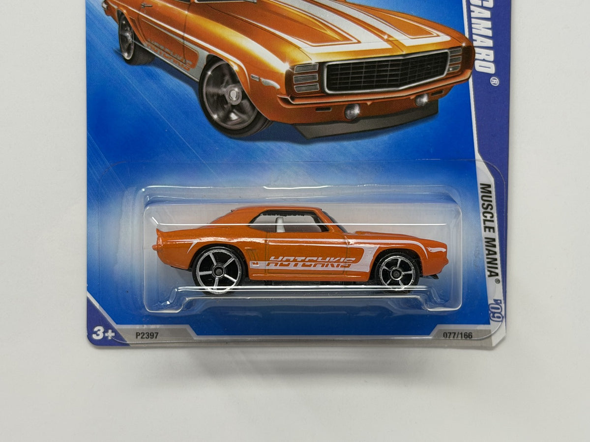 Hot Wheels Muscle Mania 1969 Chevrolet Camaro 1:64 Diecast Orange