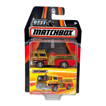 Matchbox Best Of 1975 Mack CF Pumper 1:64 Diecast Gold