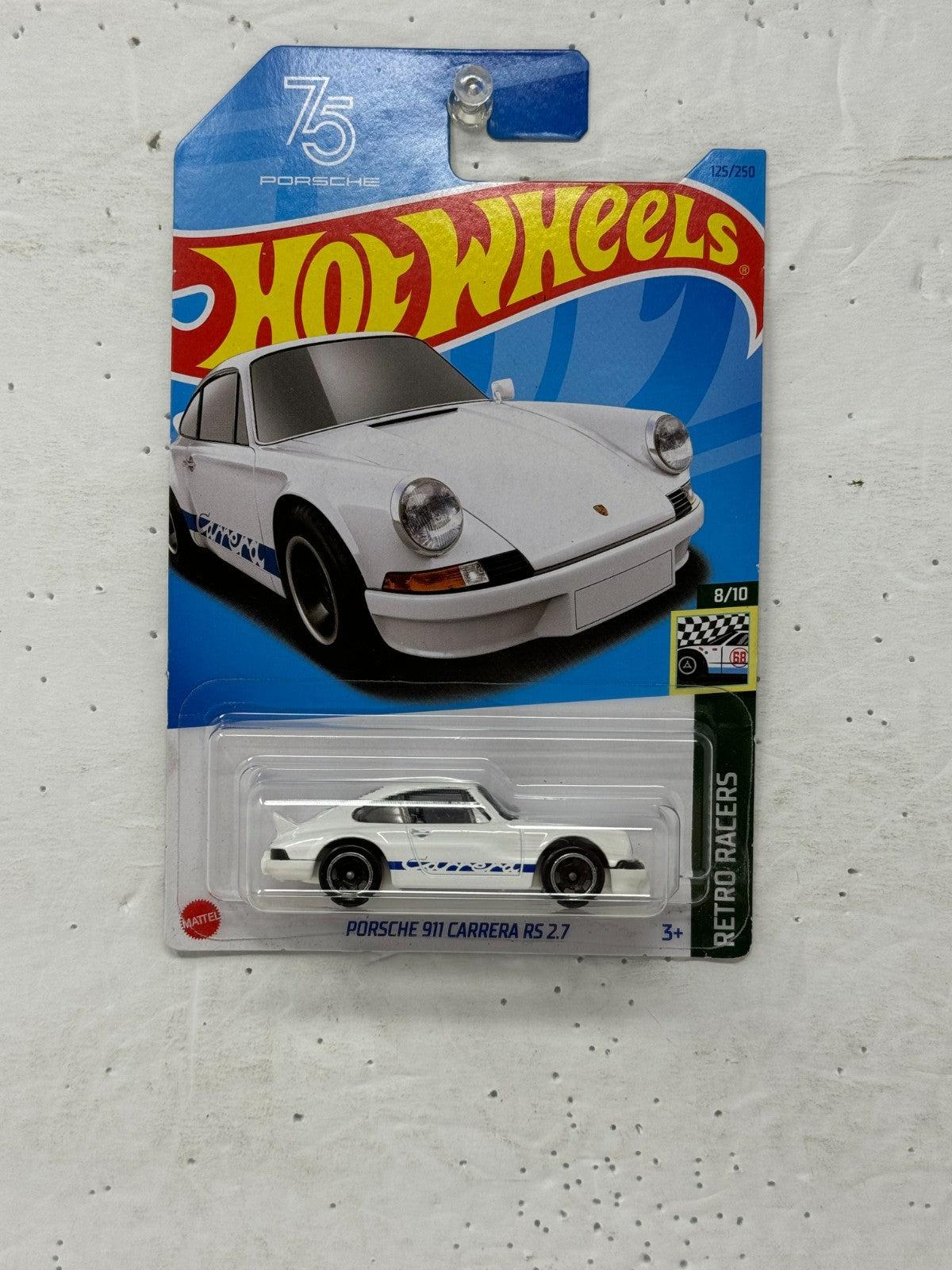Hot Wheels Retro Racers Porsche 911 Carrera RS 2.7 1:64 Diecast